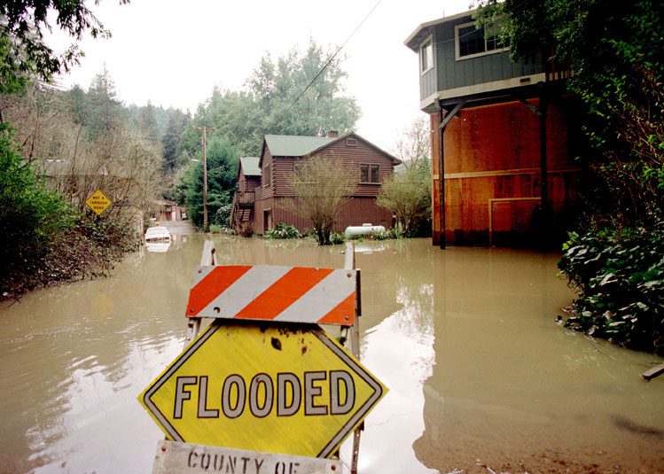 flooded area in US