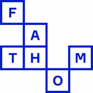 Fathom logo blue